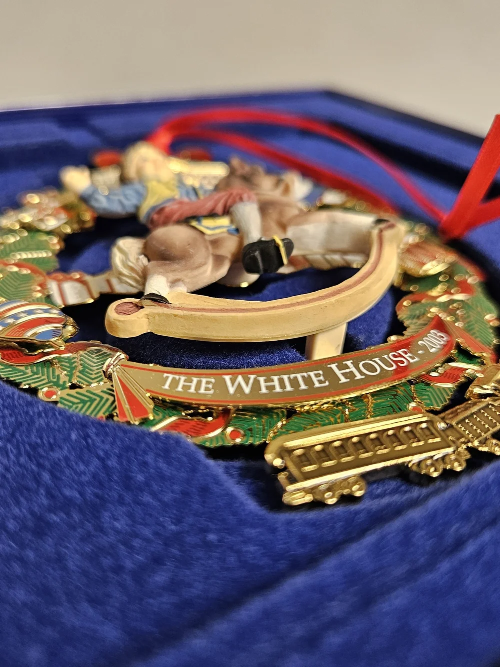 2003 Official White House Christmas Ornament Grant Edition